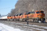 Eastbound intermodal rolls through Hoffman